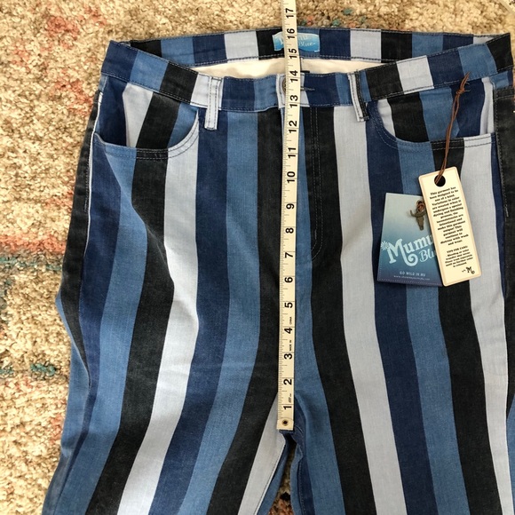 Show Me Your Mumu Berkeley zip up bells in indigo - Picture 6 of 13